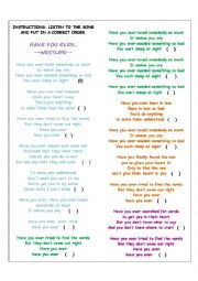 English Worksheet: have you ever