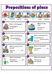 PREPOSITIONS OF PLACE 2
