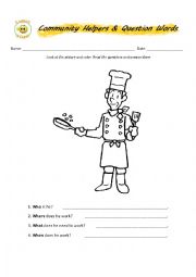 Community Helpers & Question Words Part 2