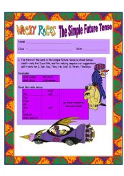 English Worksheet: The Simple Future Tense For Intermediate