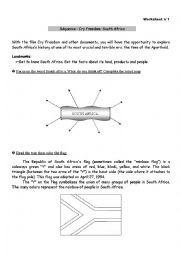 English Worksheet: Cry Freedom film study