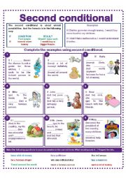 English Worksheet: SECOND CONDITONAL