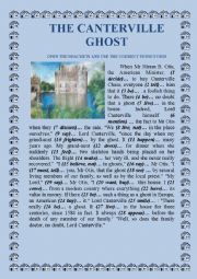 English Worksheet: THE CANTERVILLE GHOST