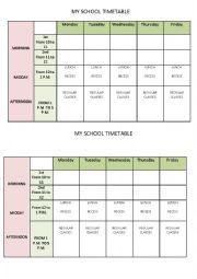 timetable