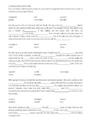 English Worksheet: Vocabulary (Pets and Animals)