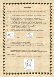 English Worksheet: Desert island - oral activity