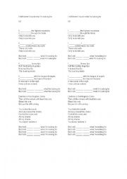 English Worksheet: U2 song for present perfect practice