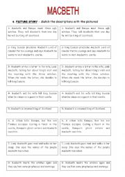 English Worksheet: Macbeth - Shakespeare part 3 of 5