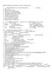 English Worksheet: exercises