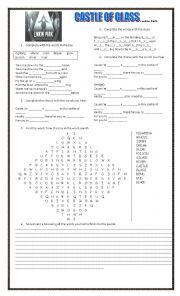 English Worksheet: Castle of Glass (Linkin Park)