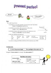 English Worksheet: Present perfect: presentation