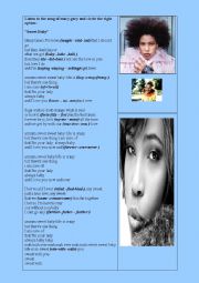 English Worksheet: macy gray listening