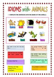 Animal Idioms