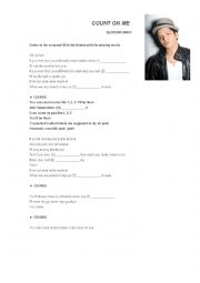 English Worksheet: Song 