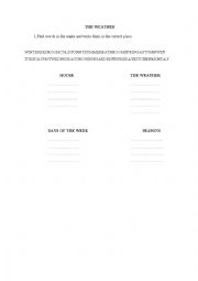 English Worksheet: Test 1