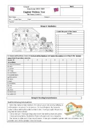 English Worksheet: English Test