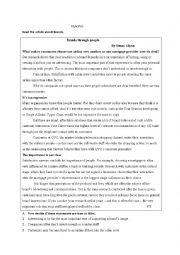 English Worksheet:  t                                         est