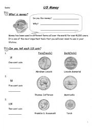 English Worksheet: currency teaching