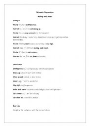 English Worksheet: Idiomatic expressions