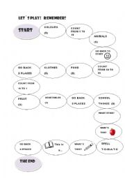 English Worksheet: Revising vocabulary