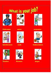 English Worksheet: JOBS WORKSHEET