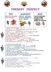 English Worksheet: Present perfect 