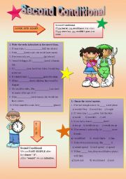 English Worksheet: Second Conditional