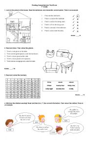 English Worksheet: Reading Test