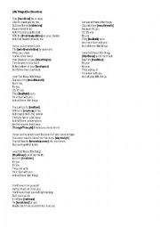 English Worksheet: Song: One Direction - Little Things
