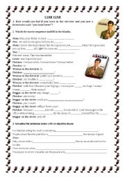 English Worksheet: LIAR LIAR