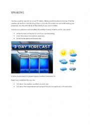 Weather/Climate - Speaking Activity