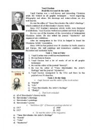 English Worksheet: Vasyl Kasiian&William Turner