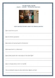 English Worksheet: The Big Bang Theory - Season 1 - Episode 2