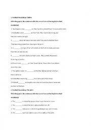 football worksheet