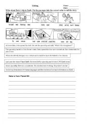 English Worksheet: Betas trip to Earth