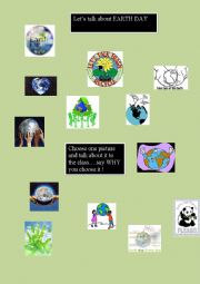 English Worksheet: Earth Day activity