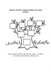 English Worksheet: family members