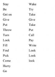 phrasal verbs