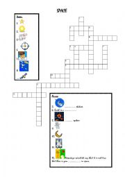 English Worksheet: Space