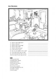 English Worksheet: House