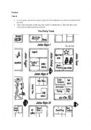 English Worksheet: teaching preposition