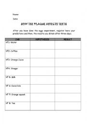 English Worksheet: Teeth