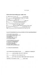English Worksheet: MODAL VERBS