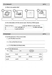 English Worksheet: Common core Quizzes (Mo.)