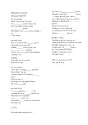 English Worksheet: Hey there Delilah song
