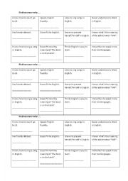 English Worksheet: Icebreaking - find someone who