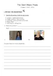 English Worksheet: The Devil Wears Prada - Job Interview