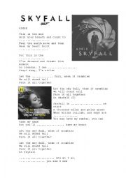 English Worksheet: Skyfall Adele