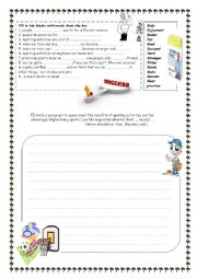 English Worksheet: spoting activities