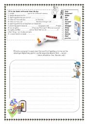 English Worksheet: spoting activities